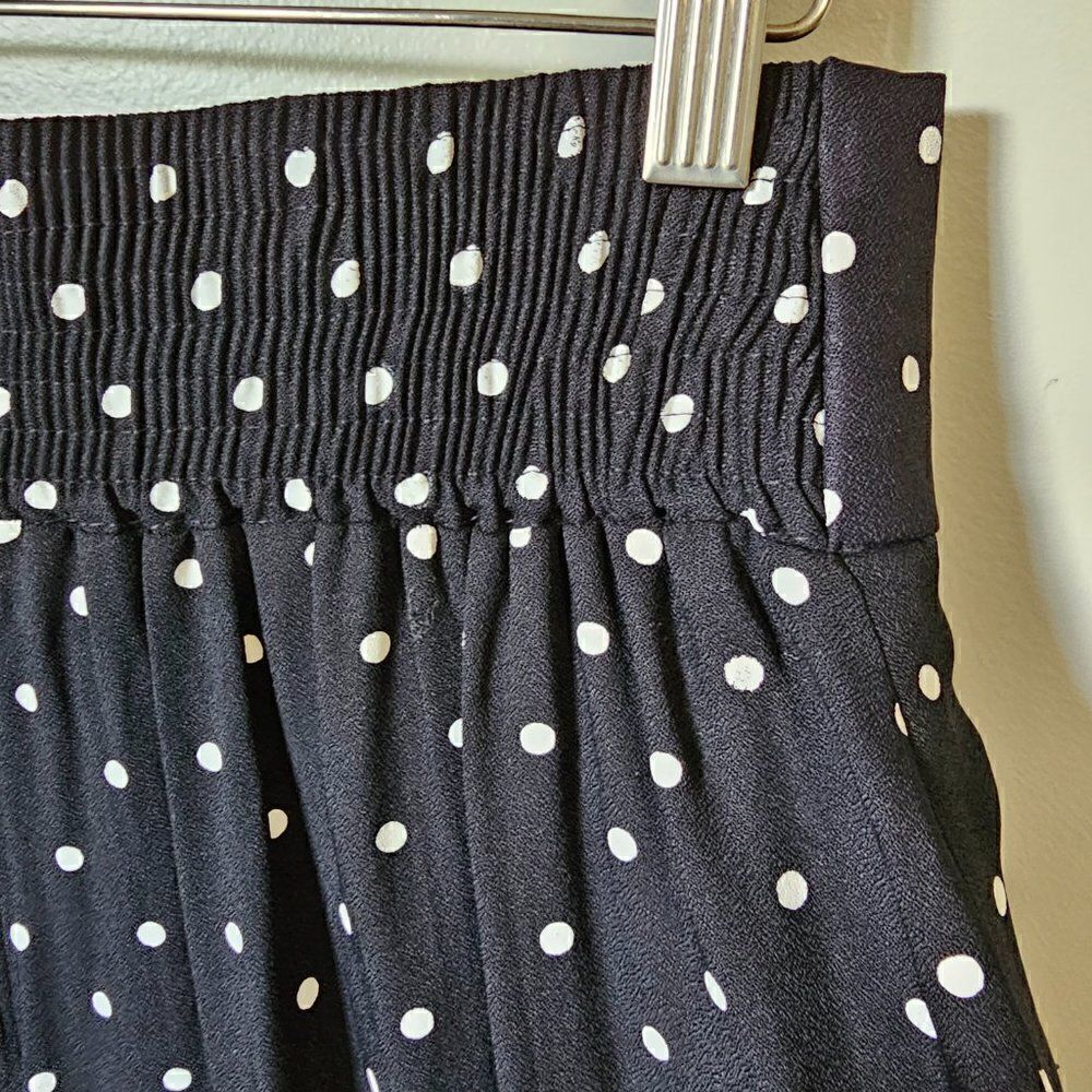 EUC VINTAGE POLKA DOT PLEATED WIDE LEG PANTS VTG SIZE 7-8 / US M - Picture 5 of 16